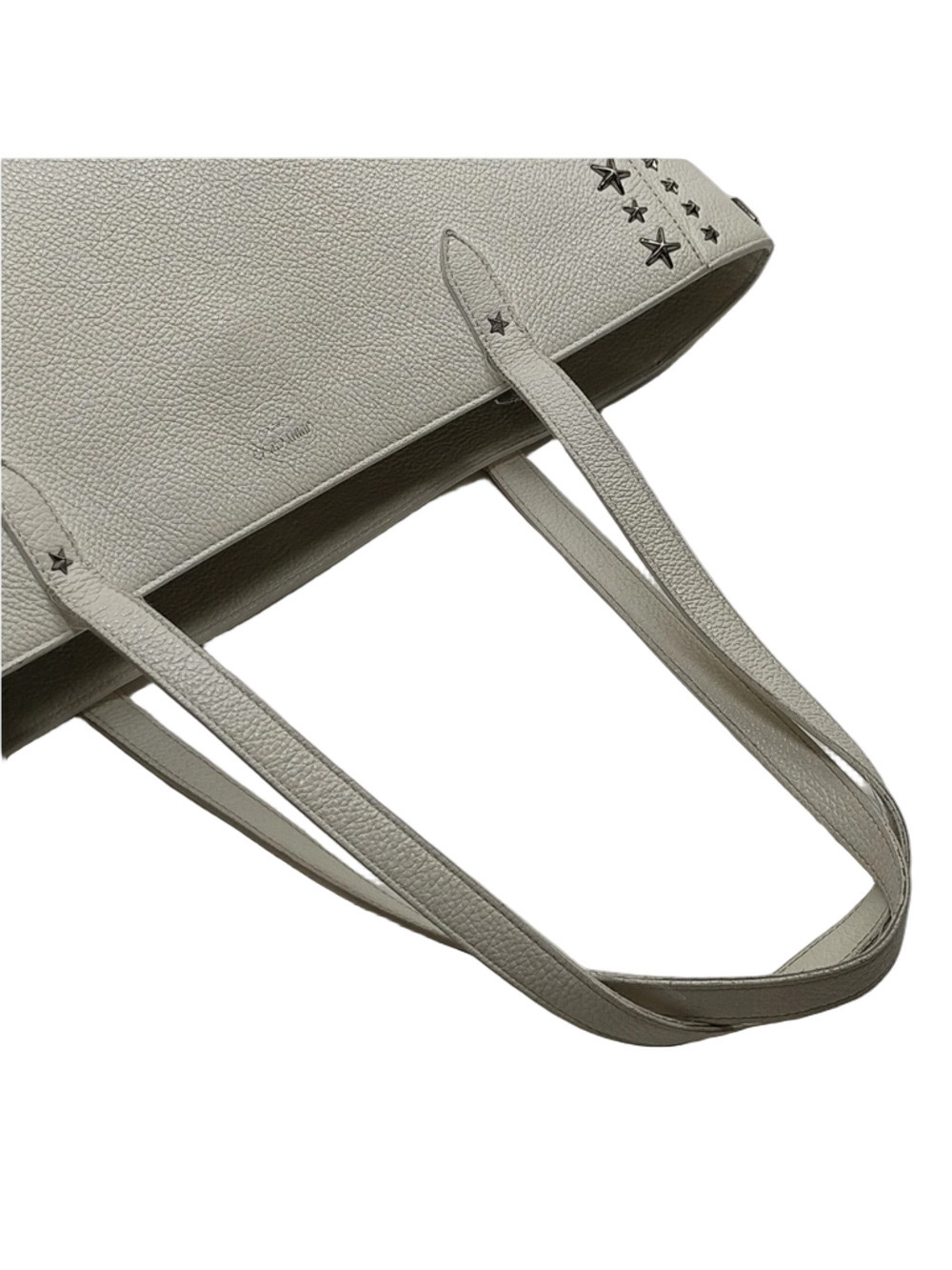 Jimmy Choo White Star Large Leather Tote - Picture 4 of 17